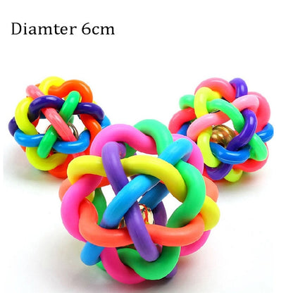 1pcs Diameter 6cm Squeaky Pet Dog Chew Toys