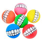 1pcs Diameter 6cm Squeaky Pet Dog Chew Toys