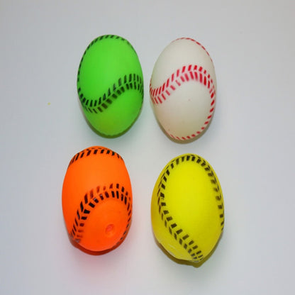 1pcs Diameter 6cm Squeaky Pet Dog Chew Toys